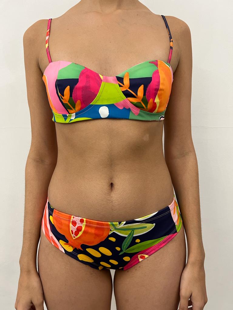 Rococo Sand | Plum Swim Bikini | Mix Fruit