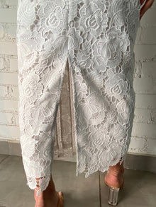 Rococo Sand | Rain Midi Skirt | White