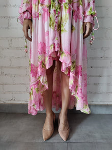 Rococo Sand | Ren High Low Dress | Multicolor