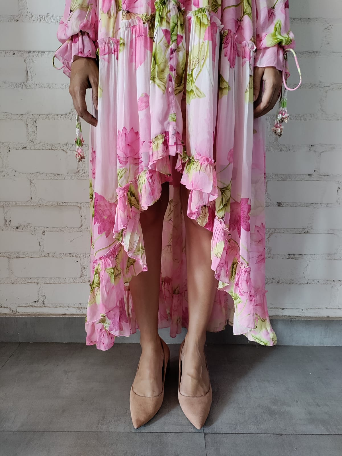 Rococo Sand | Ren High Low Dress | Multicolor
