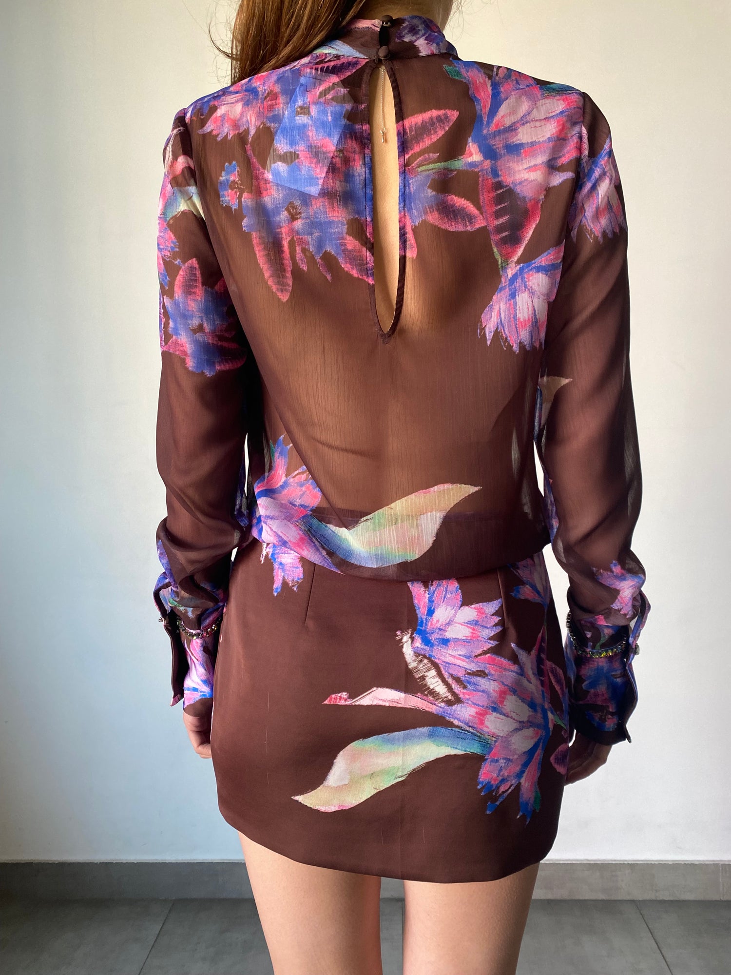 Rococo Sand | Shay Short Dress | Brown