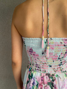 Rococo Sand | Mist Long Dress | Powder Blue/Pink