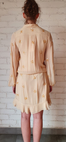 Rococo Sand | Stellar Short Dress | Nude