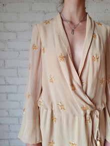 Stella Short Dress | Nude