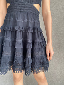 Rococo Sand | Tessa Short Dress | Black/Pink