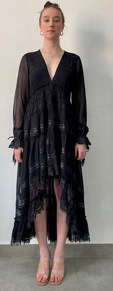 Rococo Sand | High Low Dress | Black