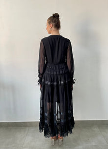 Rococo Sand | High Low Dress | Black