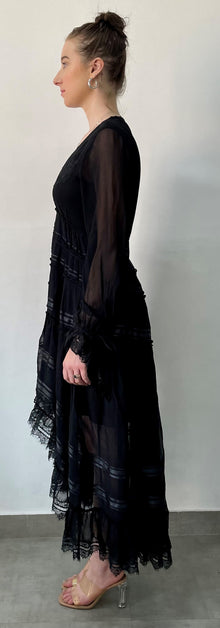 Rococo Sand | High Low Dress | Black
