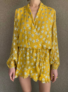 Rococo Sand | Vega Short Dress | Yellow