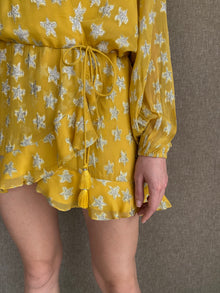 Rococo Sand | Vega Short Dress | Yellow