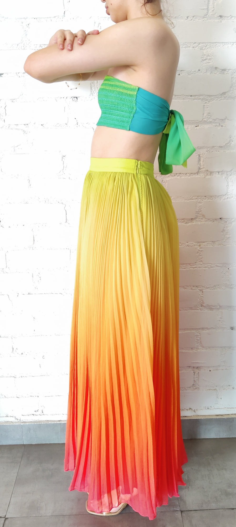 Rococo Sand | Zale BP Long Skirt | Multicolor