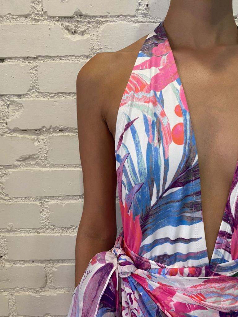 Rococo Sand | Zazu Bodysuit | Pink Multi