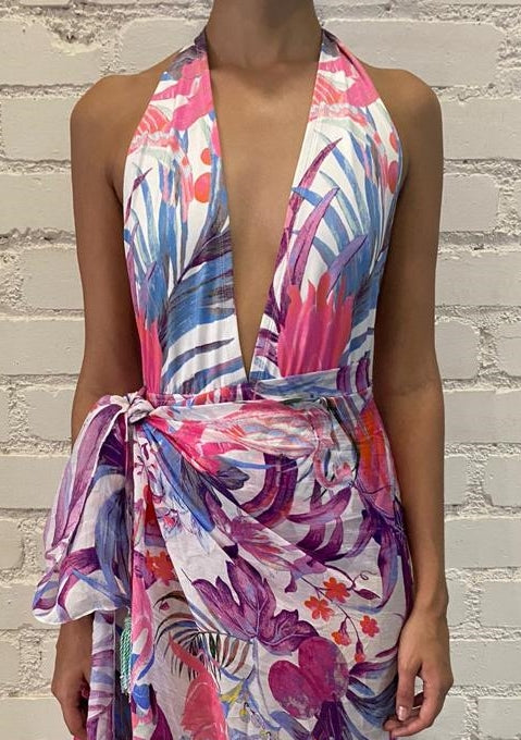 Rococo Sand | Zazu Bodysuit | Pink Multi