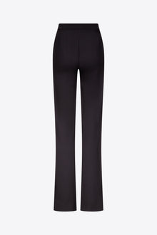 Crystal Brooch Trouser | Black