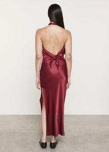 Satin Bias Skirt | Ruby