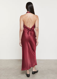 Satin Bias Skirt | Ruby