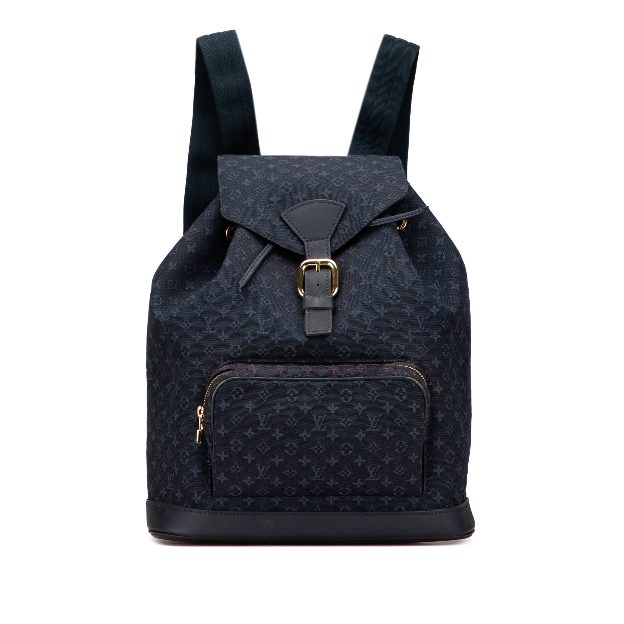 Louis Vuitton Mini Lin Monogram Montsouris GM Backpack LOUIS VUITTON Monogram Montsouris Backpack, Blue, M22534  main image 4