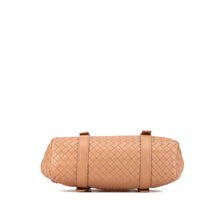Bottega Veneta | Pre-Owned Intrecciato Flap Satchel | Brown/Nude