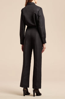 Faille Jumpsuit | Black