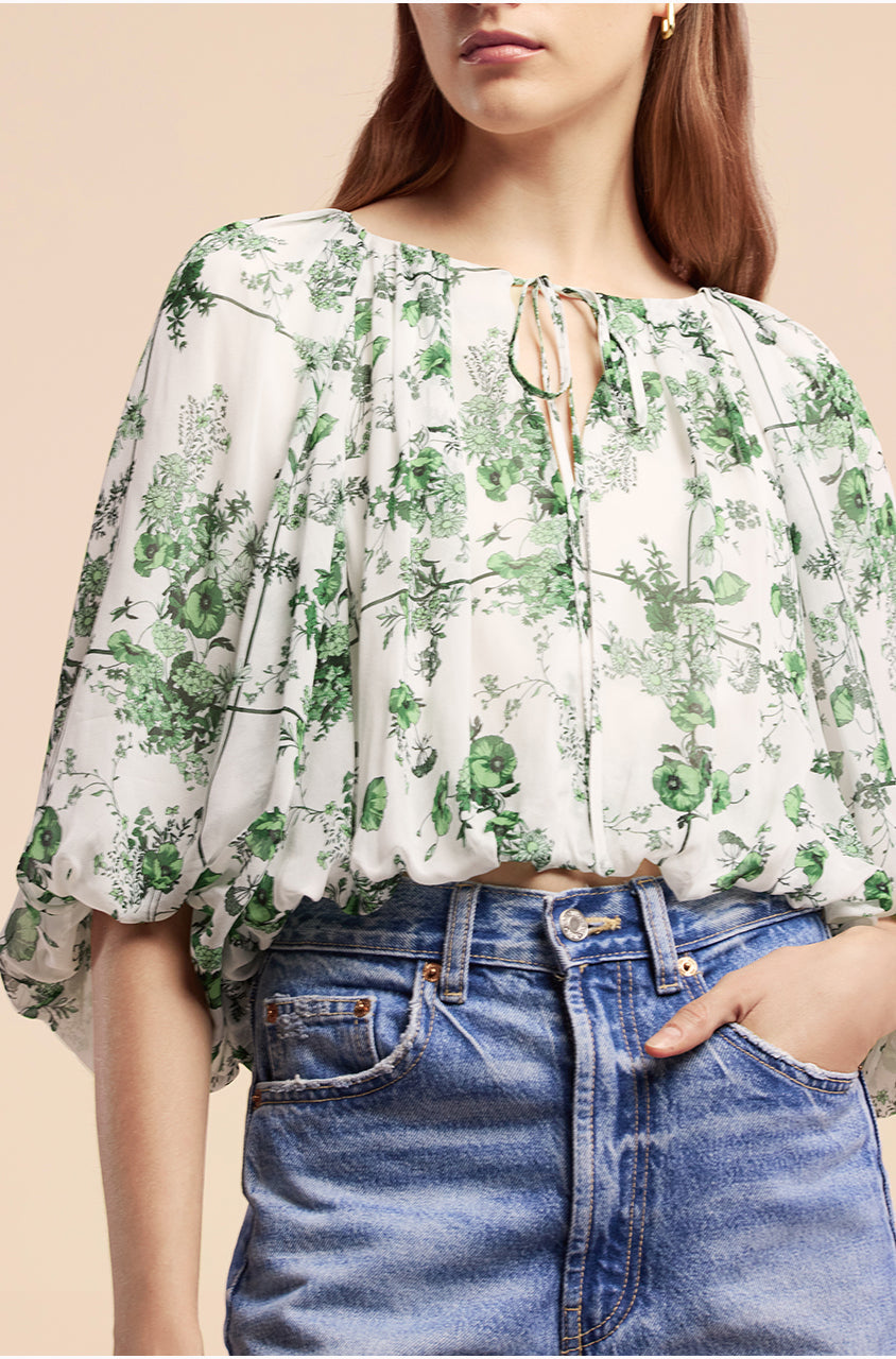 Conservatory Fleur Bubble Top | Conservatory Fleur Snow Combo