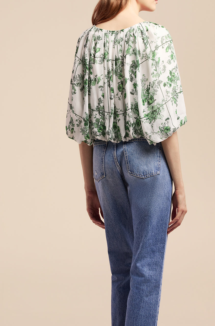 Conservatory Fleur Bubble Top | Conservatory Fleur Snow Combo