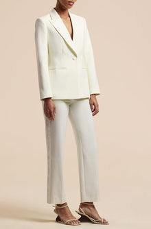 Tuxedo Blazer Ivory | Ivory