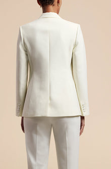Tuxedo Blazer Ivory | Ivory