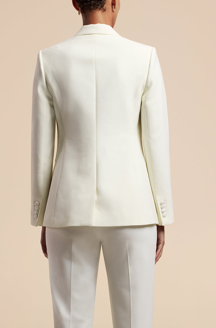 Tuxedo Blazer Ivory | Ivory