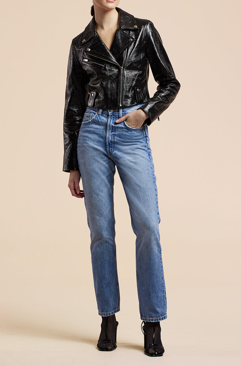 Patent Moto Jacket | Black