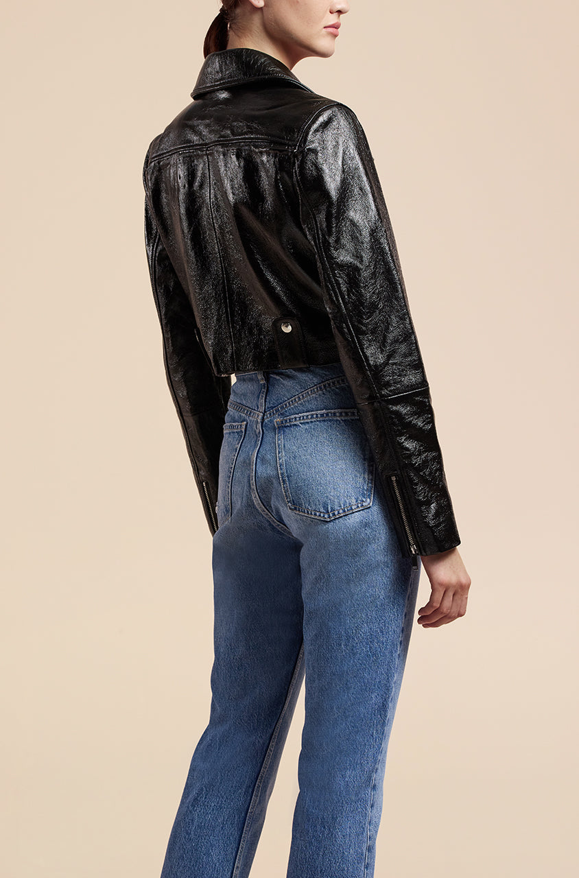 Patent Moto Jacket | Black