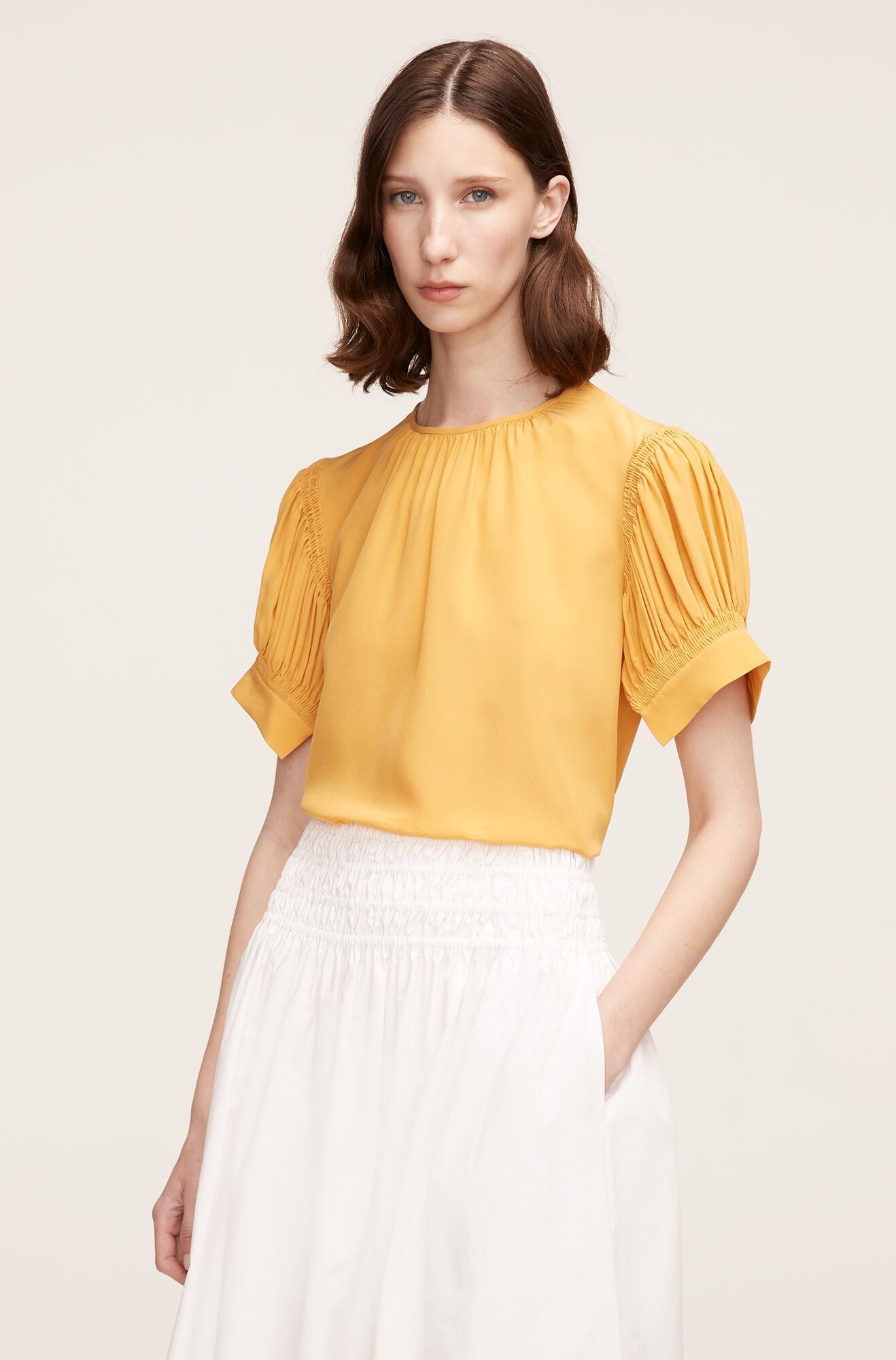 Short Sleeve Cdc Blouse | Zinnia