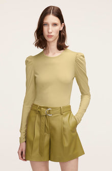 Ruched Ls Top | Manzanilla