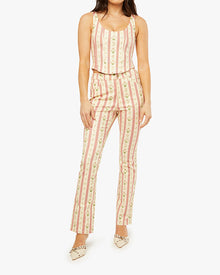 Mid Rise Ankle Flare Pant | Lemon Icing
