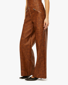 Zipper Fly Pant | Brown