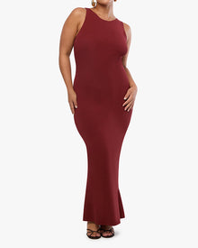 Flutter Muscle Tank Maxi Dress | Russet