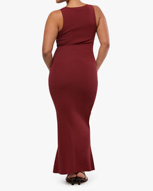 Flutter Muscle Tank Maxi Dress | Russet