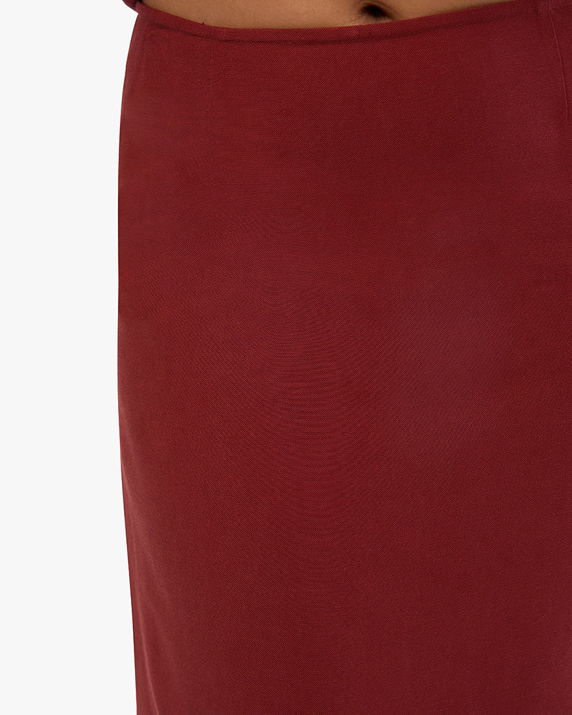 A-line Midi Skirt | Russet
