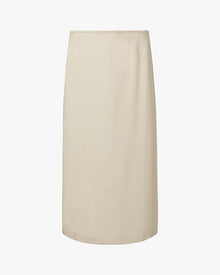A-line Midi Skirt | Ivory