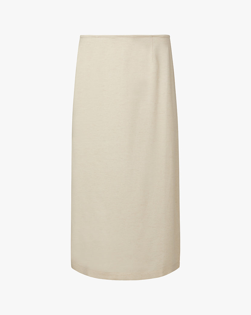 A-line Midi Skirt | Ivory