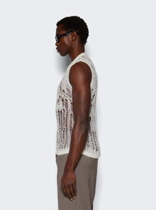 Men | Rick Owens | Spider Tank Top Milk | White