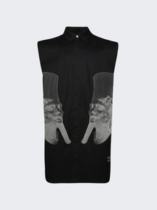 Men | Rick Owens | Ron Jumbo Outershirt And Pearl | Black