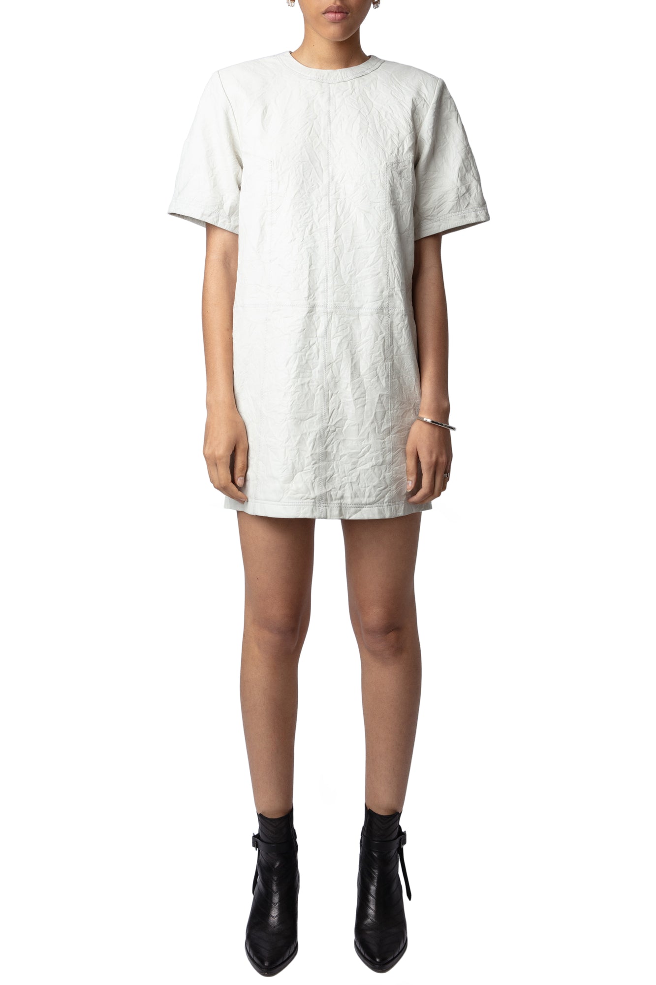 Zadig et Voltaire | Riddy Creased Leather Dress