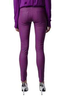 Phlame Creased Leather Pants | Goa