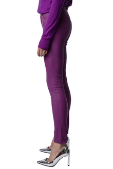 Phlame Creased Leather Pants | Goa