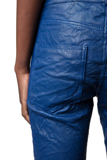 Phlame Creased Leather Pants | Ocean