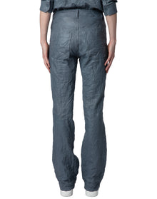 Women | Pistol Cuir Froisse | Light Blue