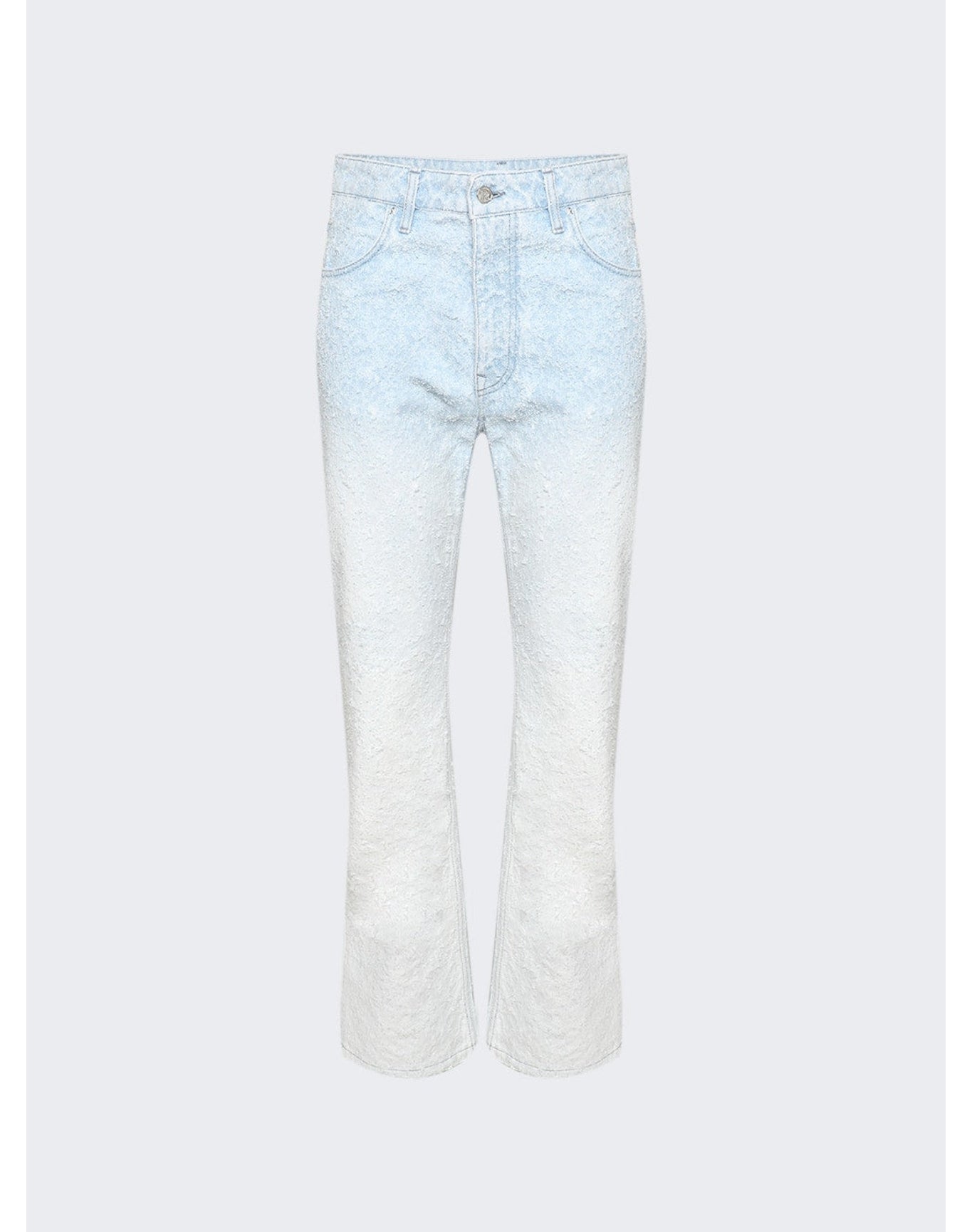Rabanne | Women | Scratched Raw Jeans | Denim Light Blue