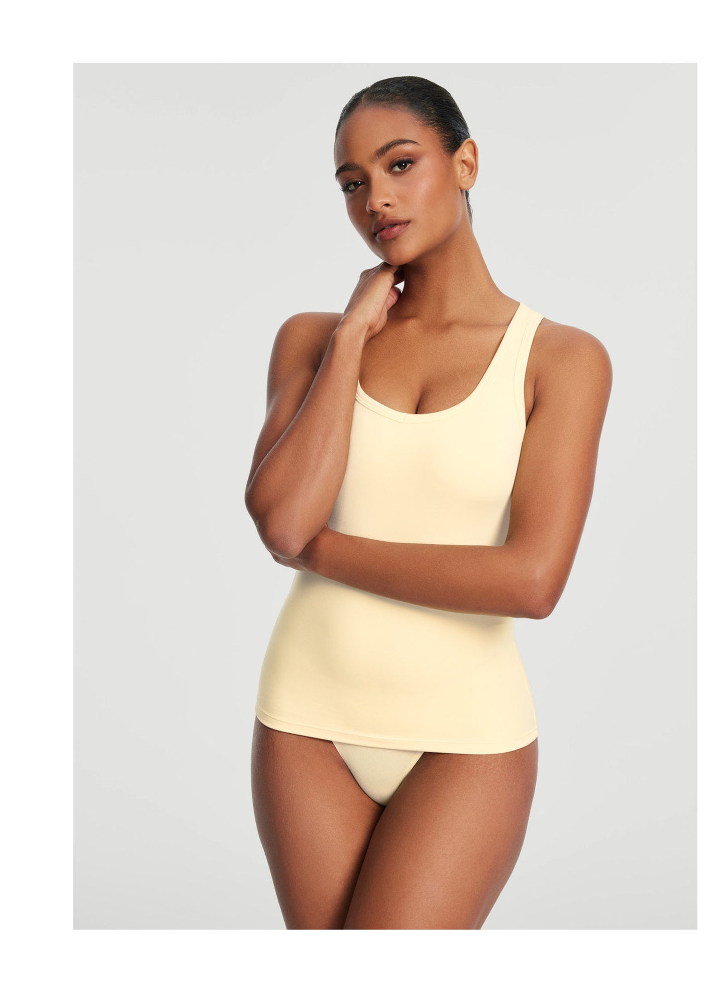 Racerback Tank Top | Lemon Meringue
