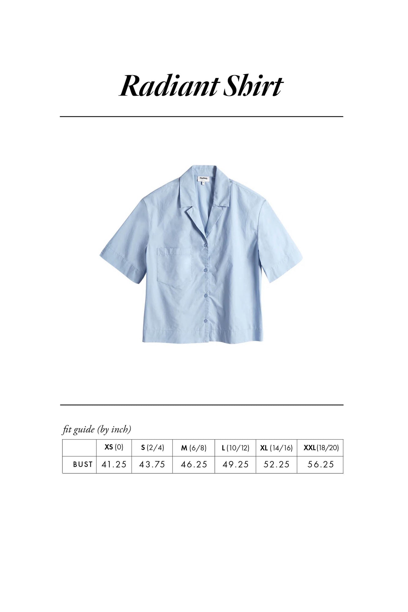 Radiant Shirt | Cashmere Blue