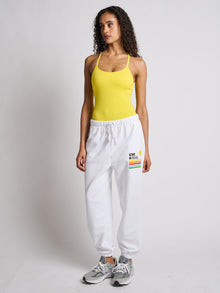 Women | Love & Sports | Rainbow Love & Soul Sweatpant | White